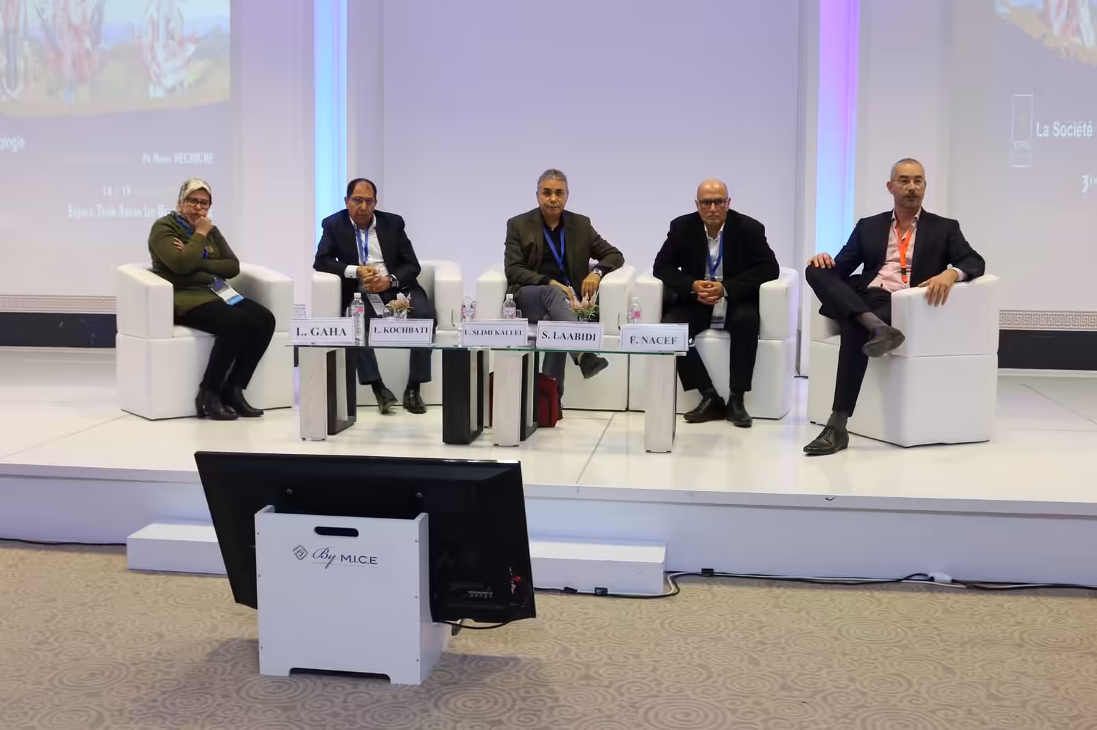 Table ronde sur l'épuisement professionnel sur la scène du congrès