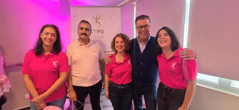 L'équipe STPO mobilisée pour Octobre Rose